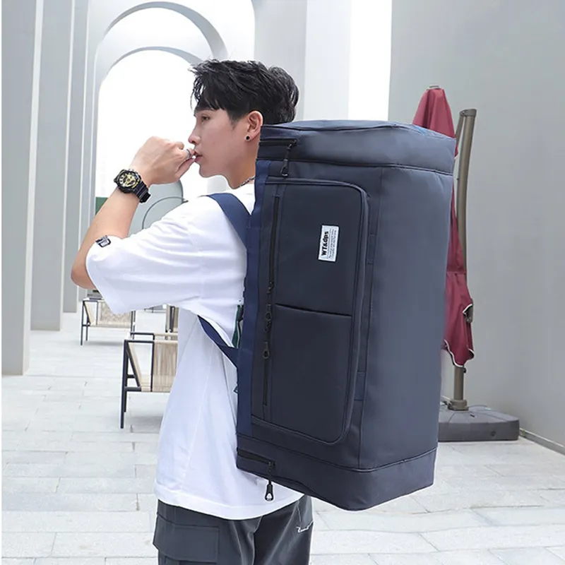 70L Gym Bags Lage Foldable Sport Travel Duffel For Women Men Handbag Multifunction Large 70CM Weekender Bag_voghion.com