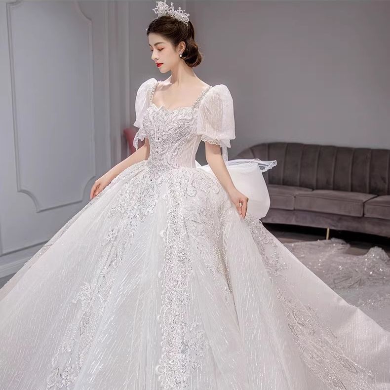 Women’s Wedding dress for small brides,summer wedding dress