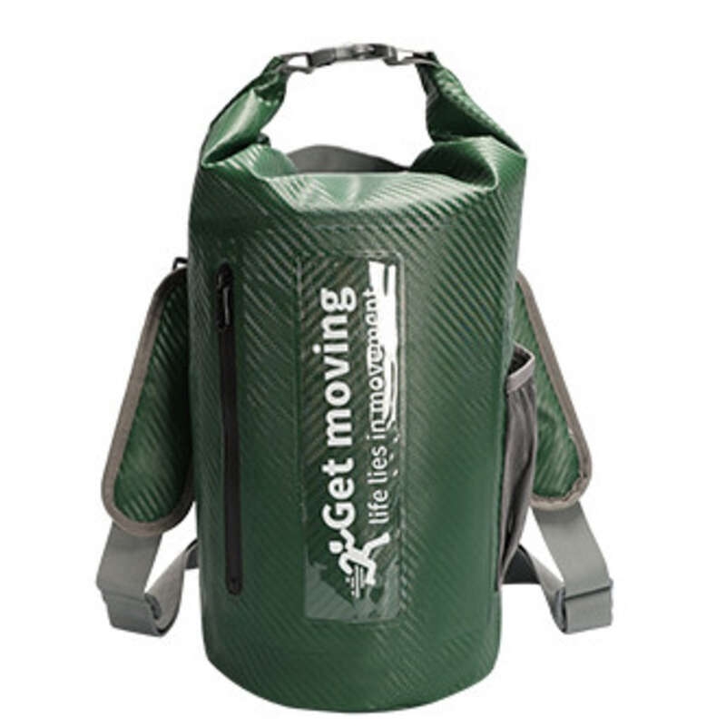 Carbon Fiber Hand-held Bucket Waterproof Beach Drifting Swimming Bag, Outdoor Backpack_voghion.com