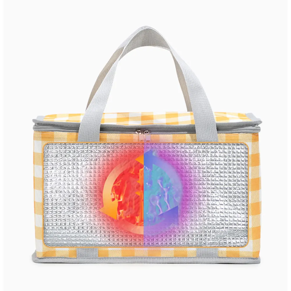 Outdoor Large Capacity Waterproof Foldable Thermal Insulation Lunch Bag Portable Car Camping Picnic Basket_voghion.com