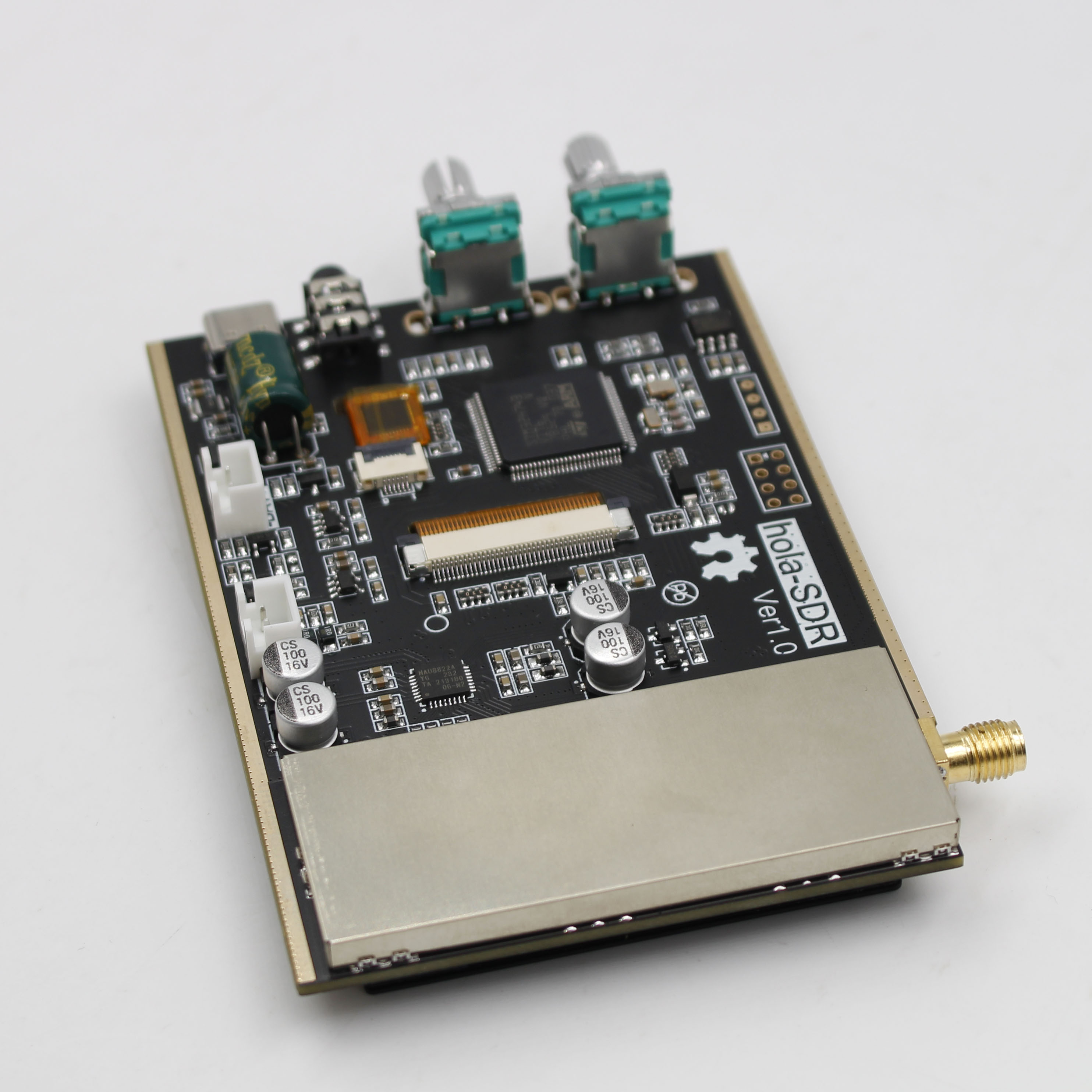 V1.10a 50KHz-2GHz Ενημέρωση Firmware Malahit DSP Δέκτης Μαλαχίτη Ραδιόφωνο SDR Θωράκιση LCD 3.5" Θωράκιση PCB 4 στρώσεων Αποκωδικοποίηση CW_voghion.com