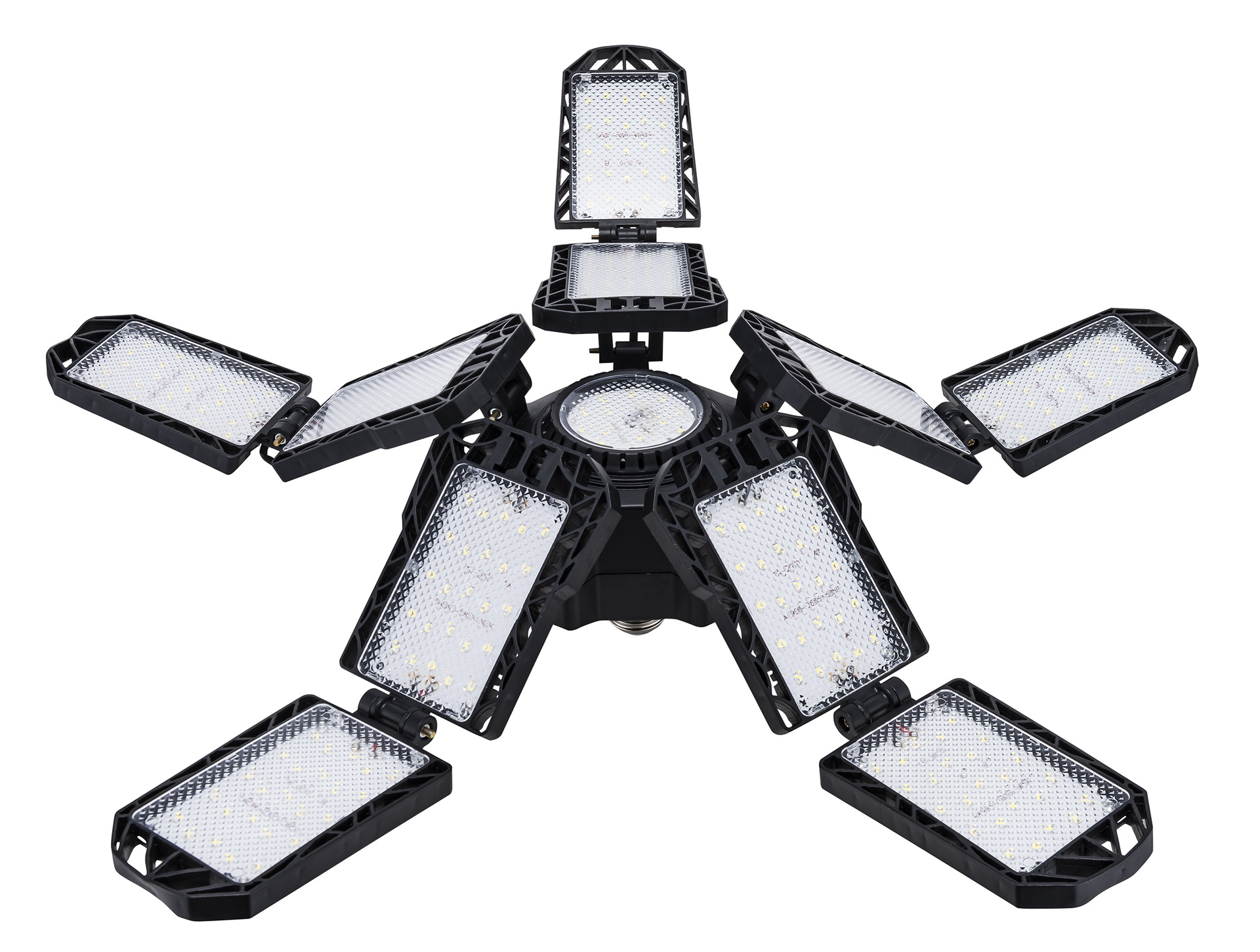 LED-garagelys med 8 justerbare paneler E26/E27 Loftsværkstedsarbejdslampe 150W 15000 lumen pære til værkstedsindustribelysning_voghion.com