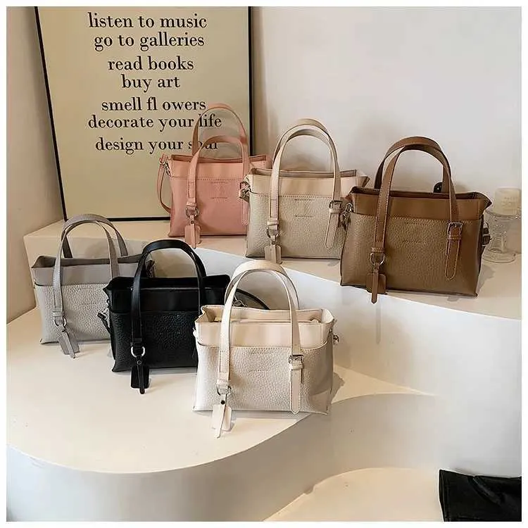 Womens Pu Leather Handbag Shoulder Bag Large Capacity Tote Bag_voghion.com