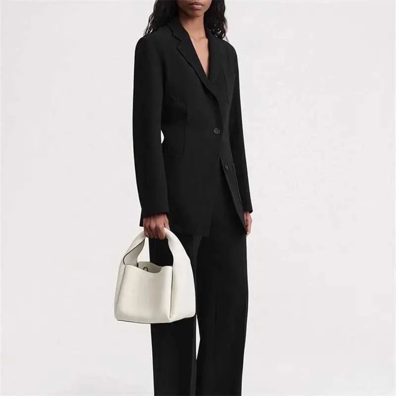 Stilvolle Handtasche Trend Minimalist Commuter Bucket Gehobene Korbtasche Damen Leder Unterarmtasche Ba241216_voghion.com
