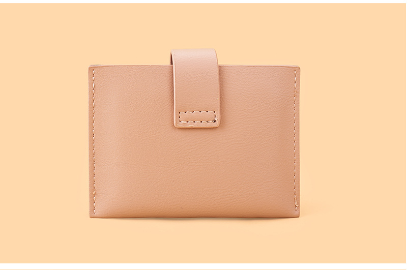 Baellerry new ladies card holder Korean style fashion buckle coin purse versatile light and compact wallet wholesale_voghion.com