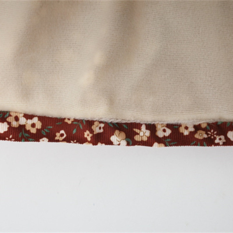 Abito floreale autunnale con maniche lunghe per bambina in pizzo stile coreano_voghion.com