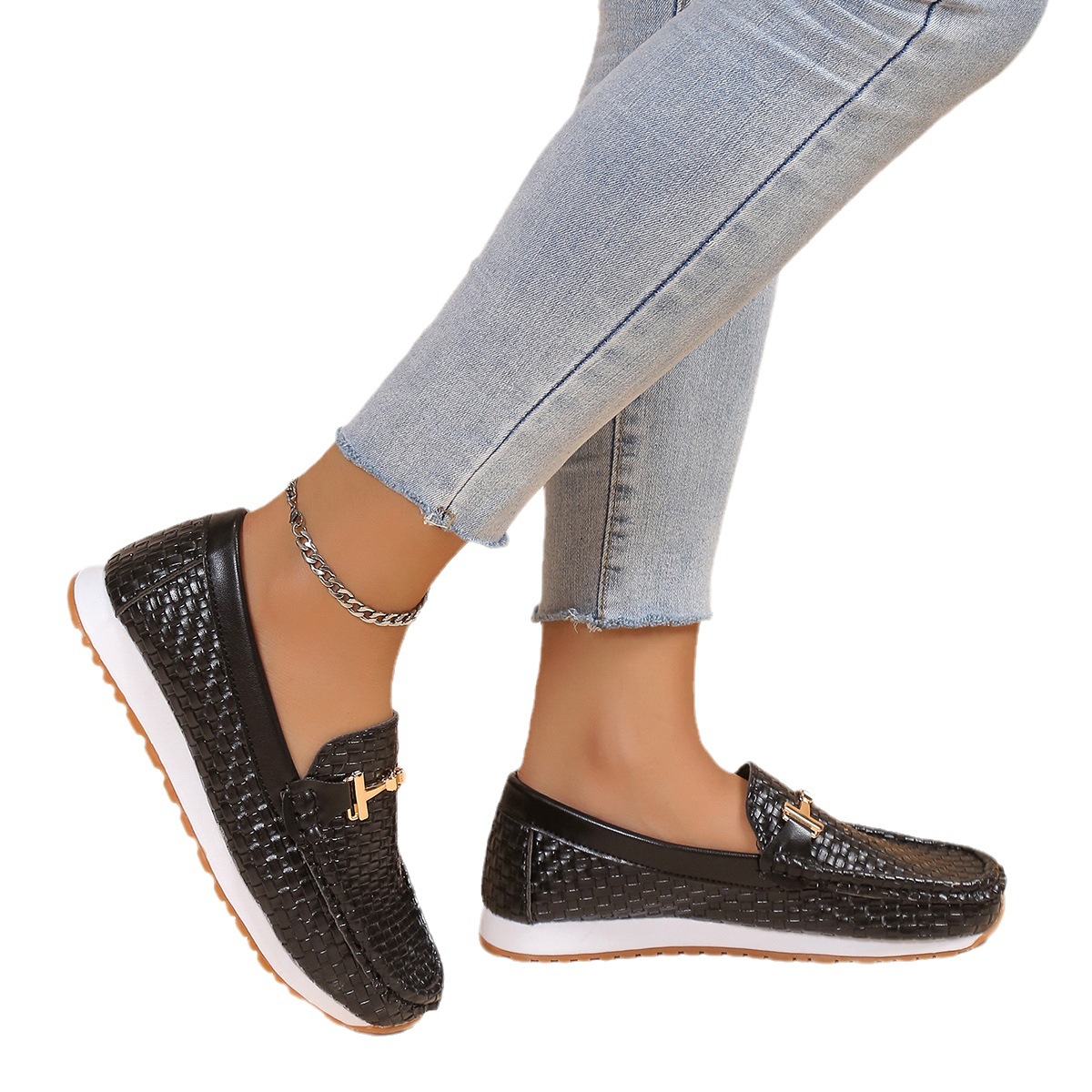 Mocassins décontractés à la mode pour femmes_voghion.com