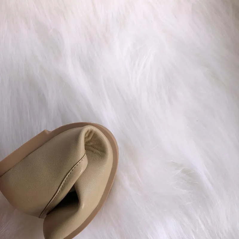 Tabi Ninja Παπούτσια Γυναικεία Microfiber Δερμάτινα άνετα φλατ Παντόφλες με σπαστά δάχτυλα Παντόφλες με μαλακό κάτω μέρος Loafers για γυναίκες_voghion.com