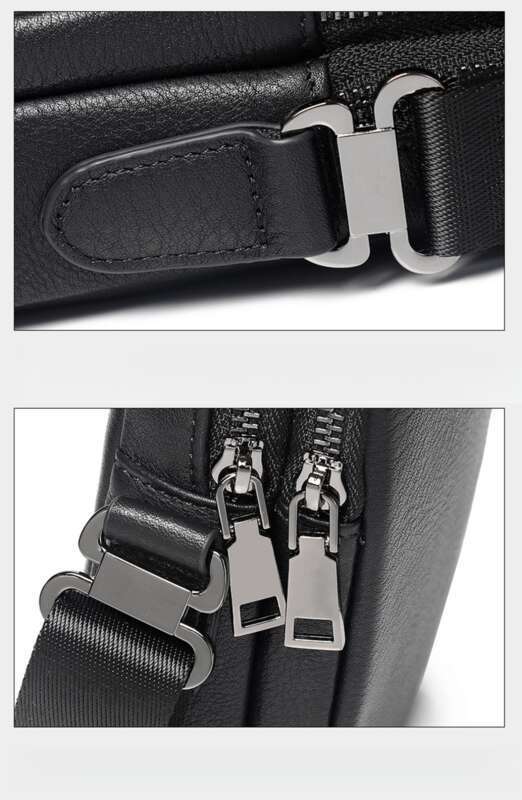 Piccola borsa a tracolla da uomo borsello a spalla versatile_voghion.com