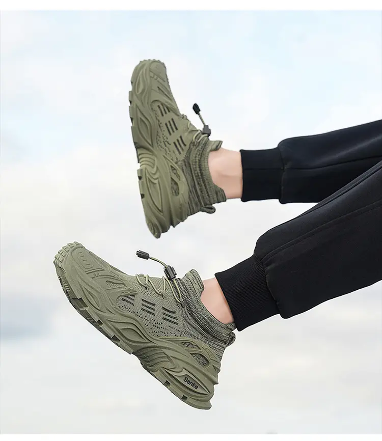 Herren Freizeitschuhe Mit Dicker Sohle Atmungsaktive Sneaker_voghion.com
