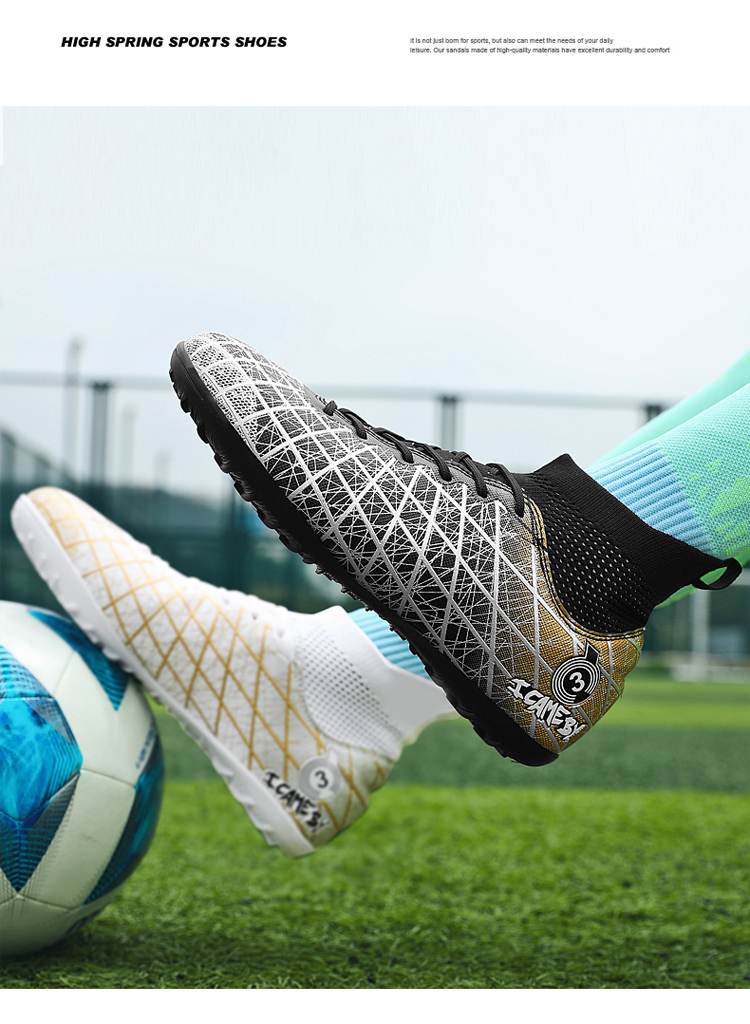 Professional Unisex Soccer Shoes Men Women Football Boots Training Sport Footwear Match Sneakers Non-slip Drop Shipping_voghion.com