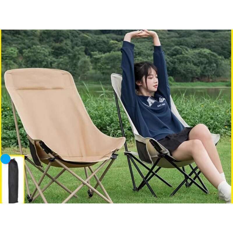 【Oferta especial de 30 días 1556 piezas】 Banco portátil plegable para exteriores con luna alta para acampar, silla de playa para pescar,_voghion.com