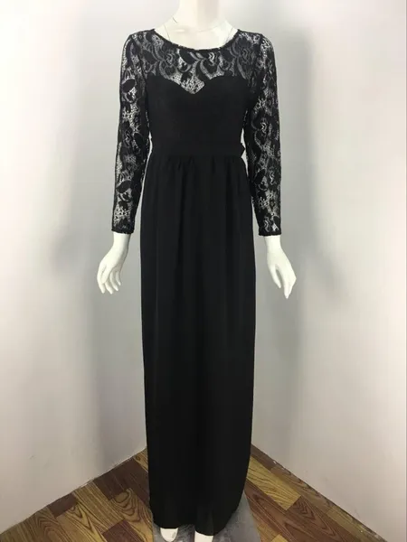 Robes de maternité femmes enceintes robe de douche de bébé accessoires de photographie vêtements de grossesse dentelle robe Maxi pour Po Shoot_voghion.com