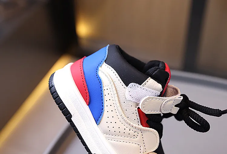 Kids Fashion High Top Casual Sport Girls Boys Youth Non-slip Board Shoes Autumn New Soft Sole Littlesprouts Toddler_voghion.com