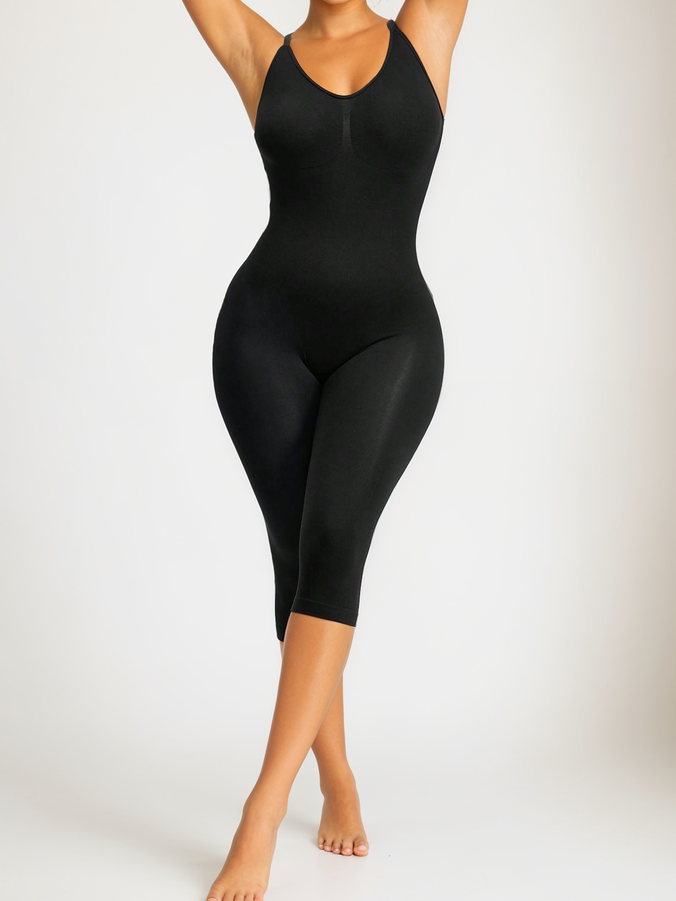KSS SECRET Plus Size Seamless High Waist Shaping Pants Tummy Control Pants Tight Hip Lifting Pants One-Piece Shaper