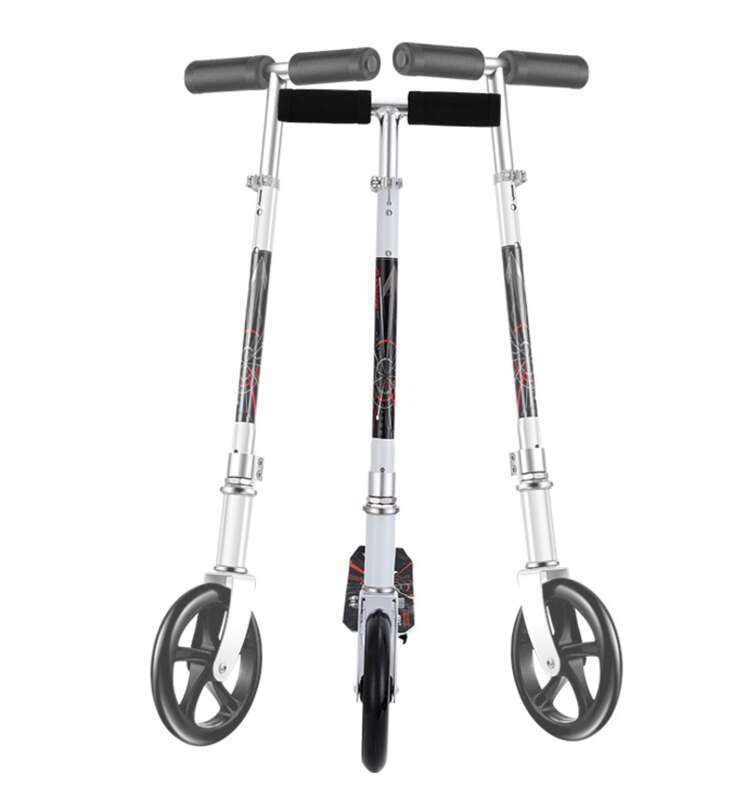 Einfach Rees, Begleet vu Gléck: Zweerad ausklappbar Scooter, e Choix fir all Alter_voghion.com