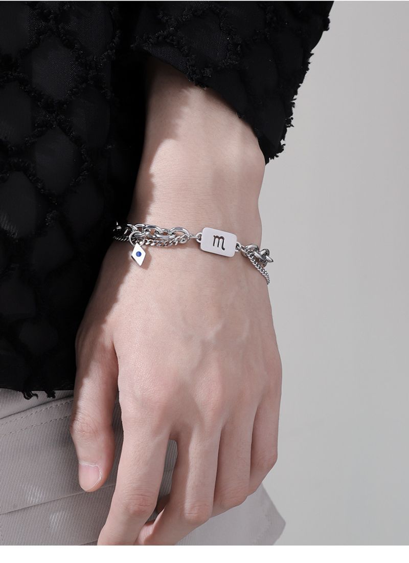 Twee Zodiac Light Nischendesign-Accessoires, hochwertige und vielseitige Herren- und Studentenarmbänder für Damen_voghion.com