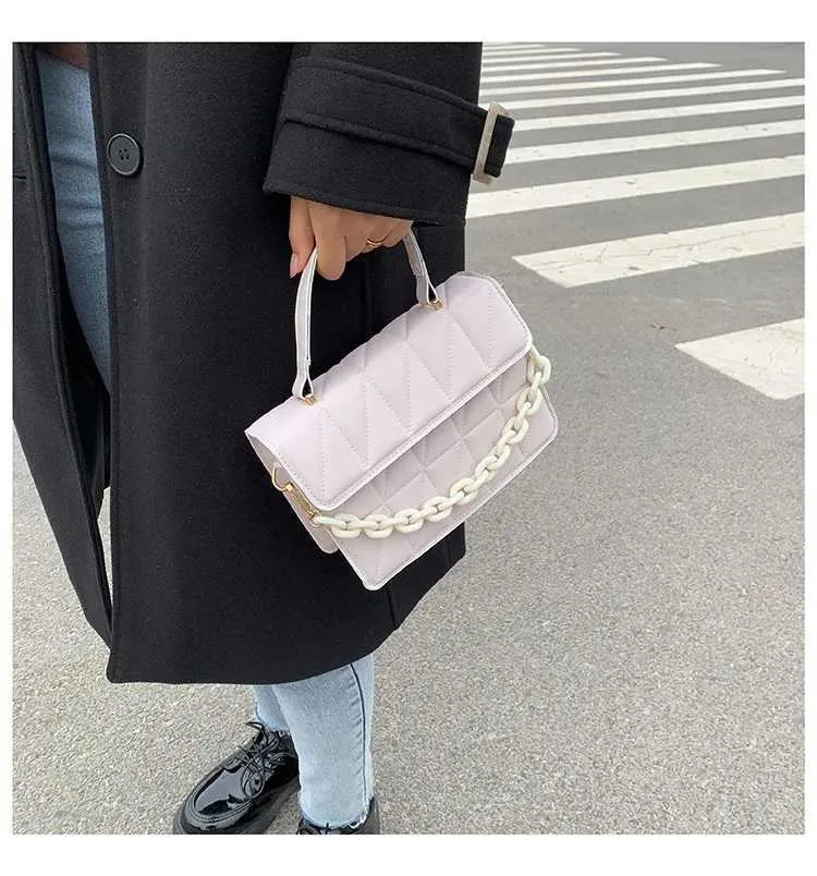Modna krata Wen Shoe Fi Chain Cross Body Bag Markowe torebki i portfele designerskie Mała torebka z klapką Y241026_voghion.com