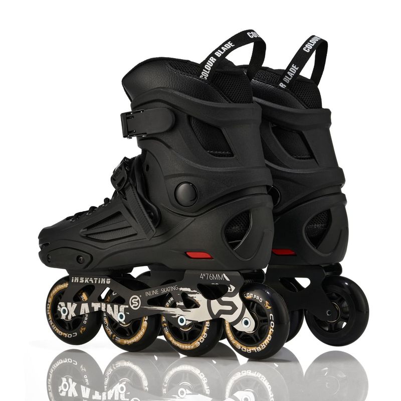 Ine youth Adult PU fancy flash adult men's and women's ine skates_voghion.com