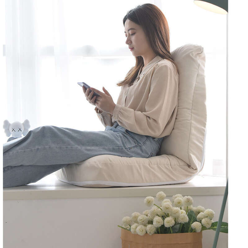 Dormitory Student Bed Backrest Netflix Folding Small Lazy Sofa Tatami Bedroom Windowsill Chair_voghion.com