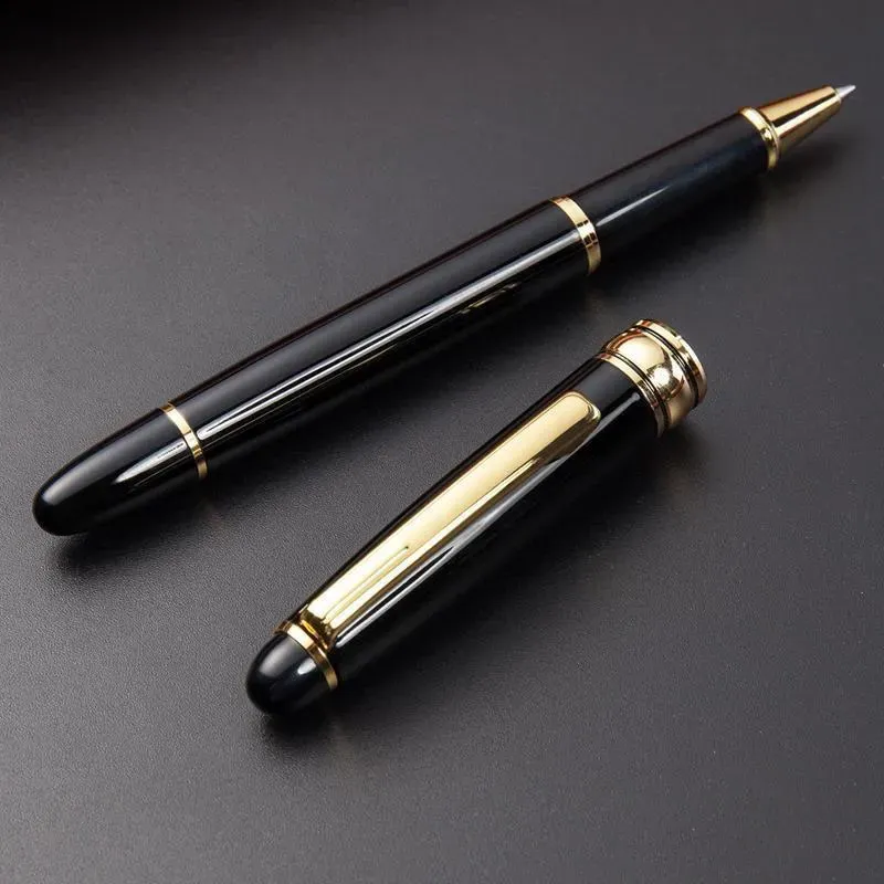 Groothandel Groothandel Mode Metalen Balpen Zwarte Olie Balpennen Antislip Duurzame Balpen Schrijfbenodigdheden Reclame Cadeau Aanpassen_voghion.com