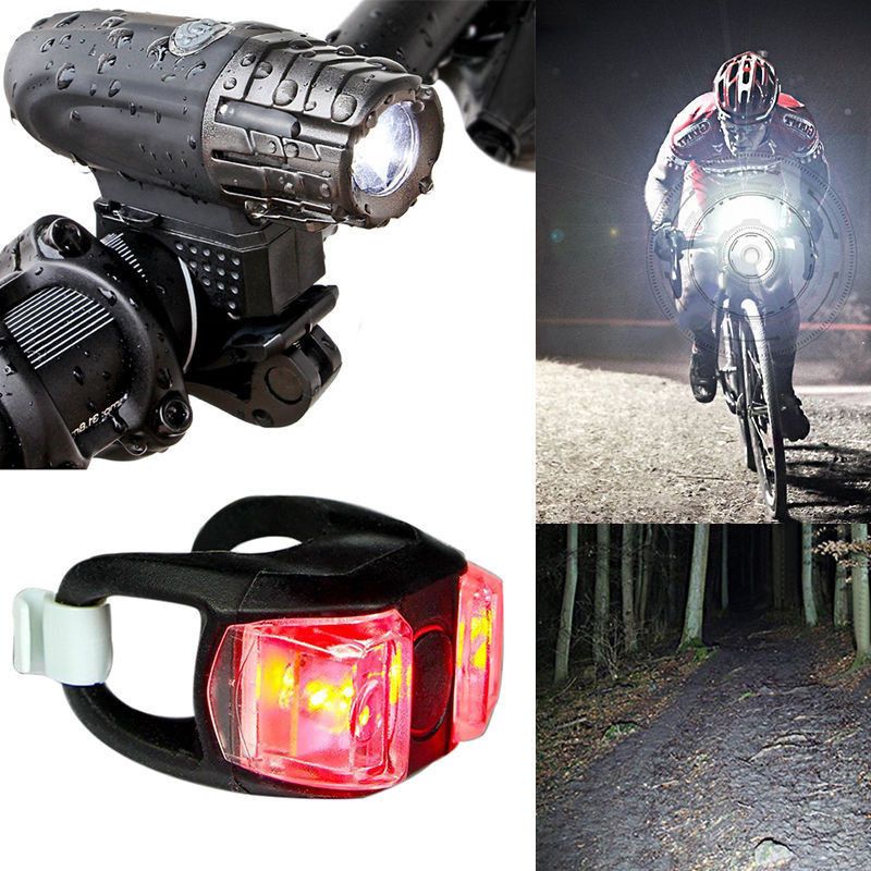 2256 Fahrrad-USB-Aufladung Hochhelle Mountainbike-Scheinwerfer LED-Warnrücklichter Bounce Fruit Riding Equipment_voghion.com
