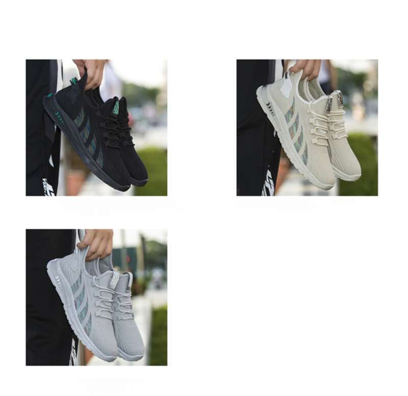 spring Sports Korean Flyknit Running Casual Comfortable Trend Style Dad Men's Shoes_voghion.com
