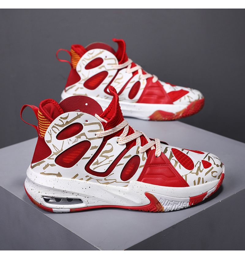 Pratici stivali da combattimento alti da basket Kobe, scarpe sportive antiscivolo resistenti all'usura, assorbimento degli urti da parte degli studenti_voghion.com
