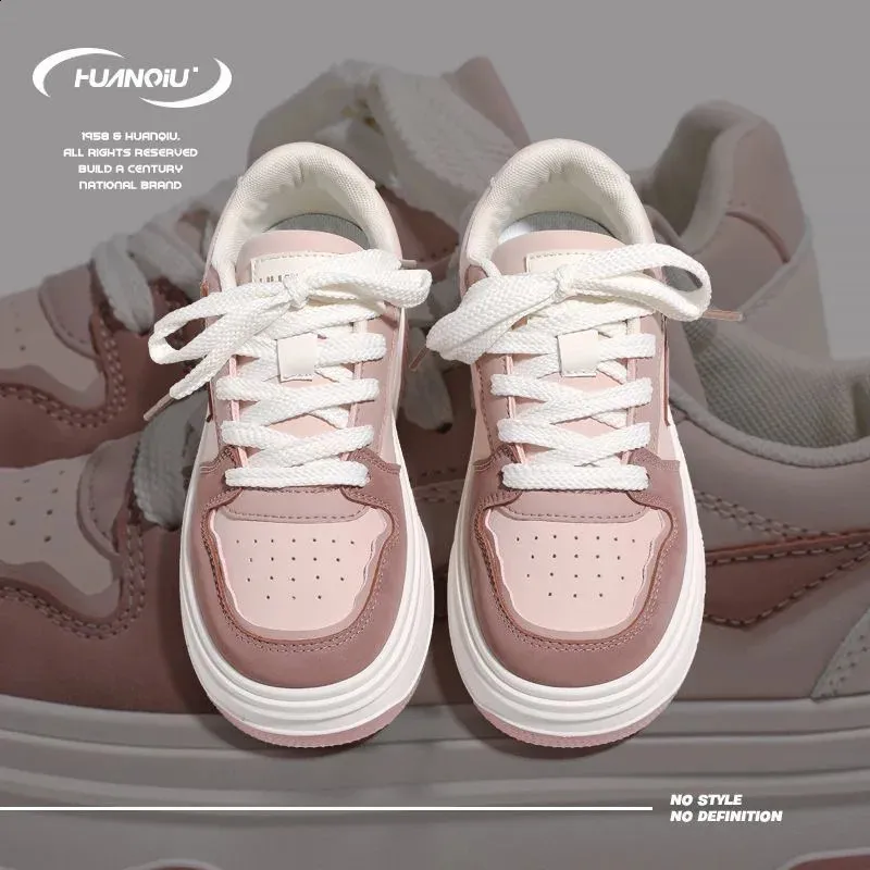 Fashion White Chunky Womens Casual Vulcanized Shoes Platform Sports Running Sho Sneakers for Women Trends 240801_voghion.com