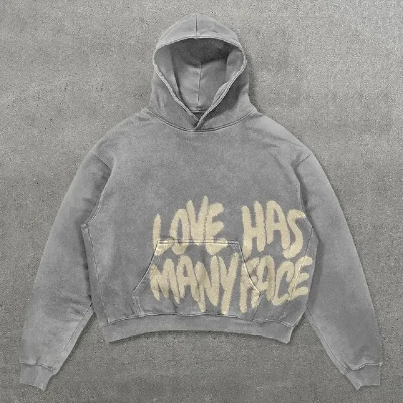 Sudadera con capucha oversize harajuku con letras estilo gótico_voghion.com