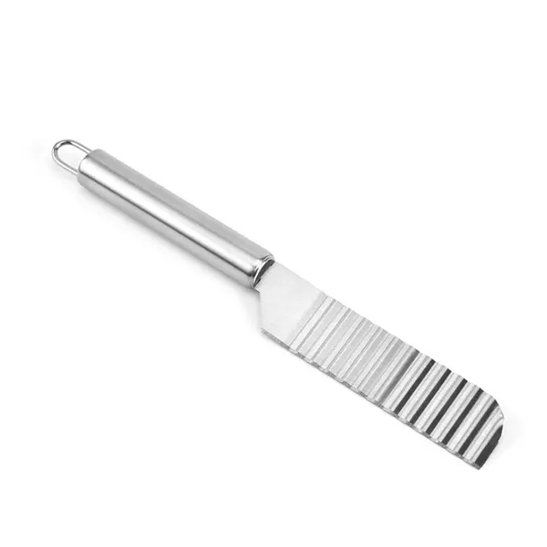 Couteau ondulé pour légumes et pommes de terre en inox_voghion.com