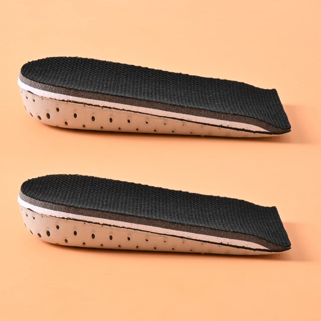 1 paar hoogteverhogende binnenzolen ademende memory foam hielverhogende inzetstukken liftende schoenkussentjes liftende binnenzolen voor unisex_voghion.com