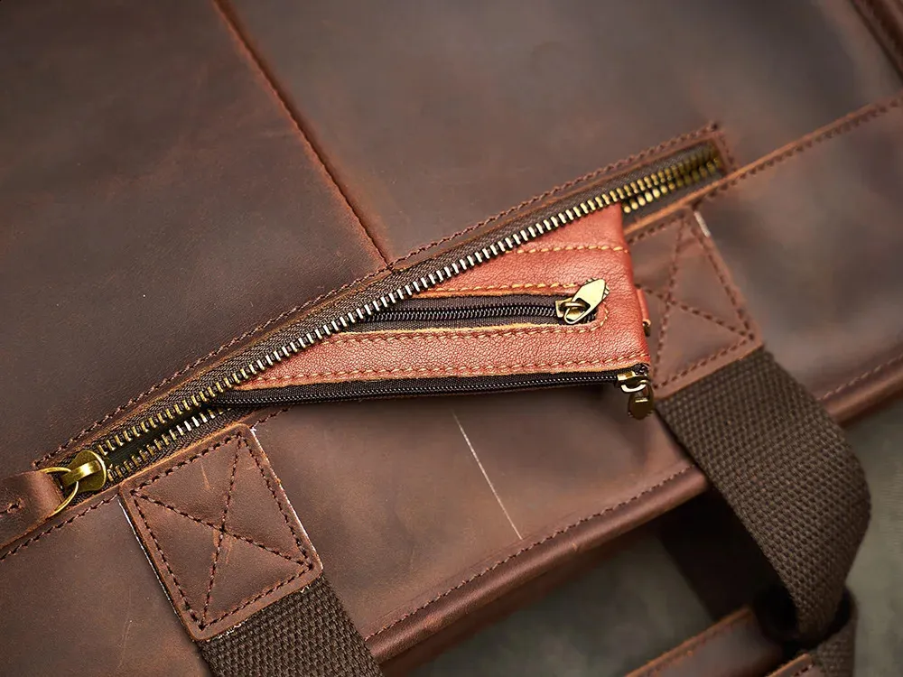 Borsa da uomo in vera pelle vintage, borsa a mano, borsa a tracolla, in pelle di mucca, marrone, moda, per computer portatile_voghion.com