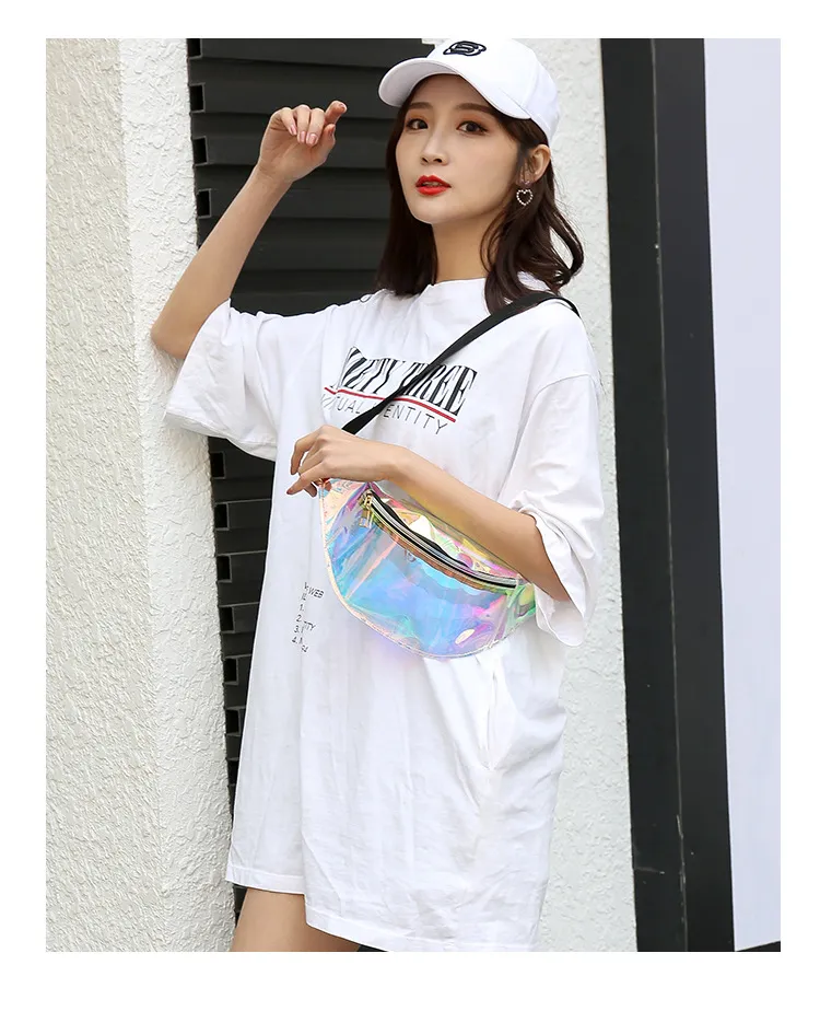Waist Prsonality Dazzling Lasr Fanny Pack Watrproof Fashion Holographic Chst Bag Cross-Body Pockt Closur Coin_voghion.com