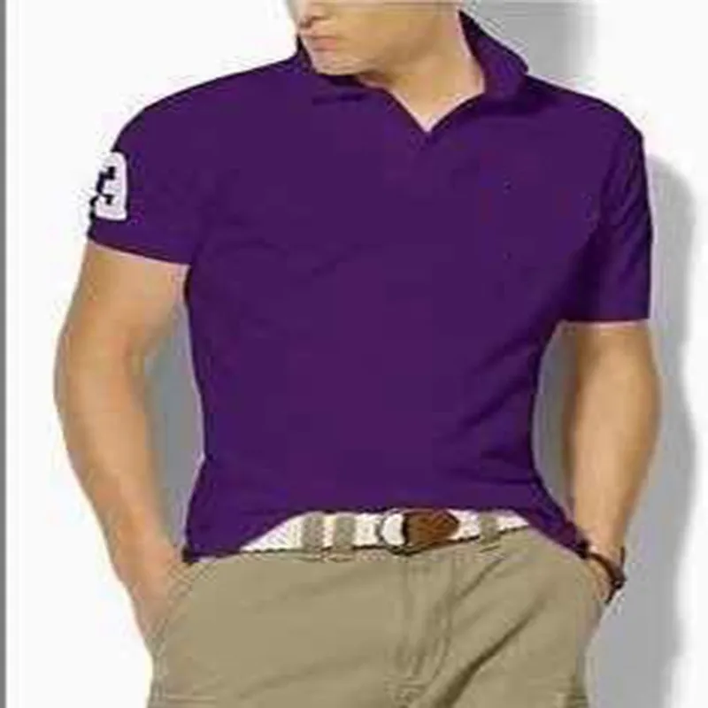 Hombre Big Pony brand High Quality Polo Top Men Short Sleeve Casual Embroidery Homme male polo shirt Mascuo lapel tee_voghion.com