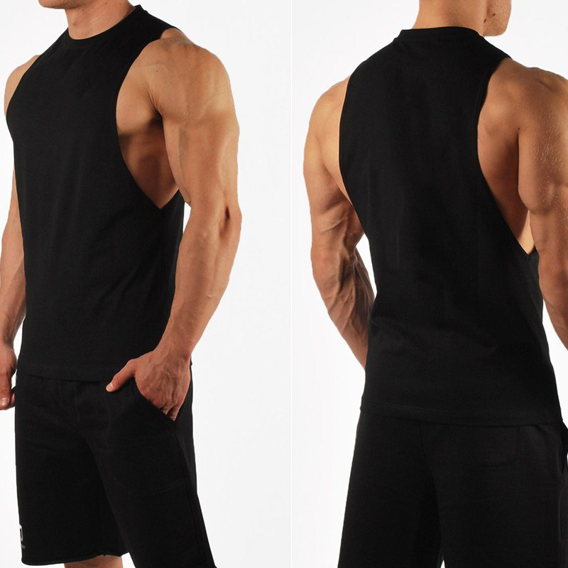 Gilet de sport fitness, camisole, fitness musculaire homme, coupe ample, course décontractée, entraînement de basket-ball, sans manches_voghion.com