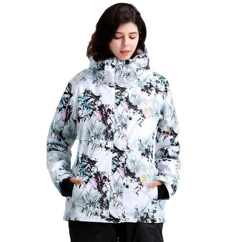 New winter windproof, waterproond wear-resistant warm veneer double board snow suit_voghion.com