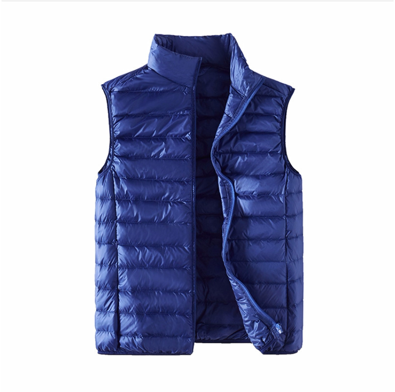 Vêtements pour hommes nouveau gilet en coton d'automne et d'hiver veste de couleur unie pour hommes gilet grande taille