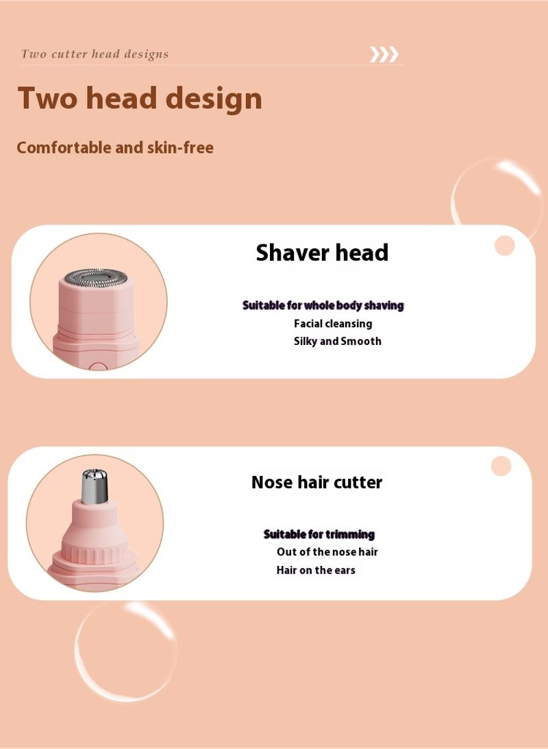 Electric shaver multifunctional shaving genitalia mini for women's private electric hair removal device_voghion.com