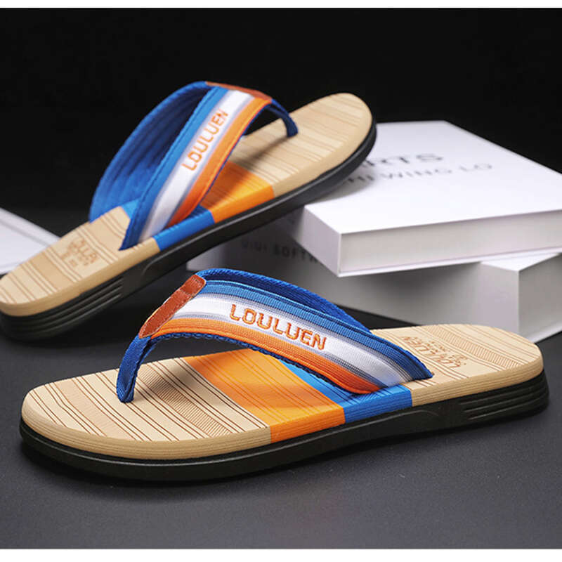 Large Herringbone Casual Slippers, , Beach Shoes_voghion.com