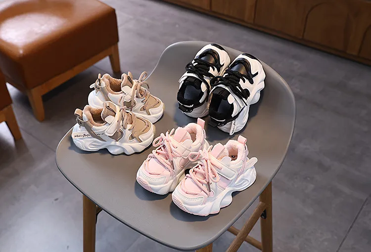 Girls Child Sport 2024 Toddler School Running Sneakers Fashion Non-slip Kids Boys Cutefeet Basketball Shoes Sizes 21-30_voghion.com