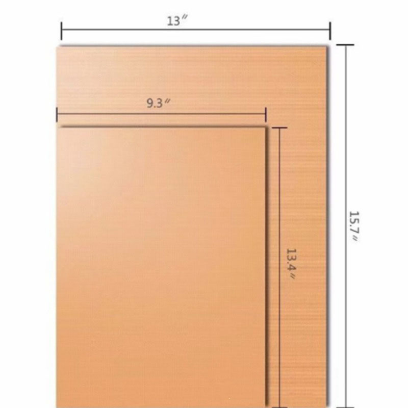 5-teiliges Antihaft-Grillpapier für hohe Temperaturen, Grillmatte für den Außenbereich, Kupfer-Grillmatte, direkter Kontakt mit Lebensmitteln, schwarzes Grillpapier, leicht zu reinigen_voghion.com