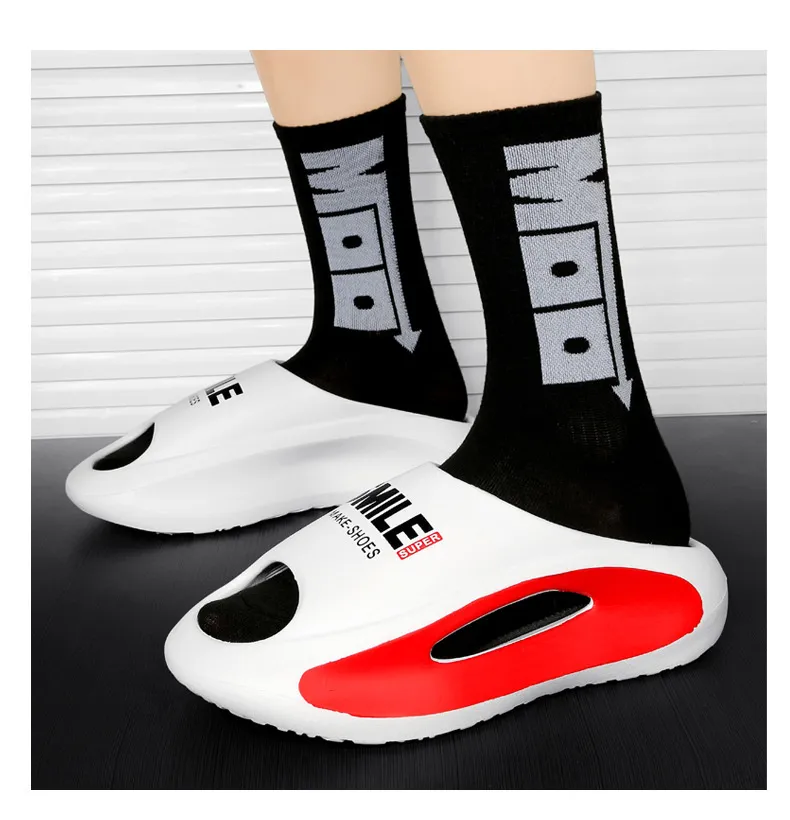 Coppia estiva spessa suola piedi passo fresco EVA uomo e donna sport pantofole alla moda_voghion.com