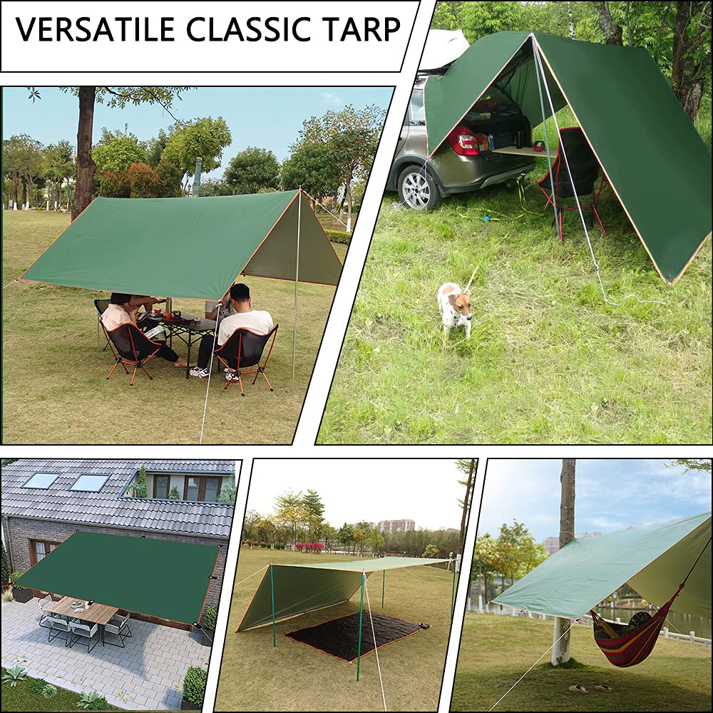 5x3m 4x3m 3x3m Markise Wasserdichte Plane Zelt Schatten Ultraleicht Garten Baldachin Sonnenschirm außen Camping Tourist Strand Sonnenschutz_voghion.com