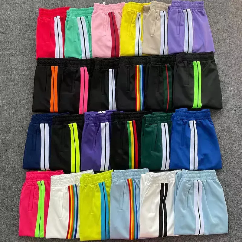 nieuwe designer heren palm Pant print fi stijl lg broek Casual heren regenboog jogger Strepen Trekkoord Aziatische maat 2024 lpm_voghion.com