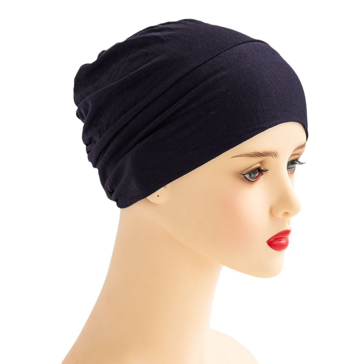 Muslim turban hat for ladies mercerized cotton base small Muslim turban hat