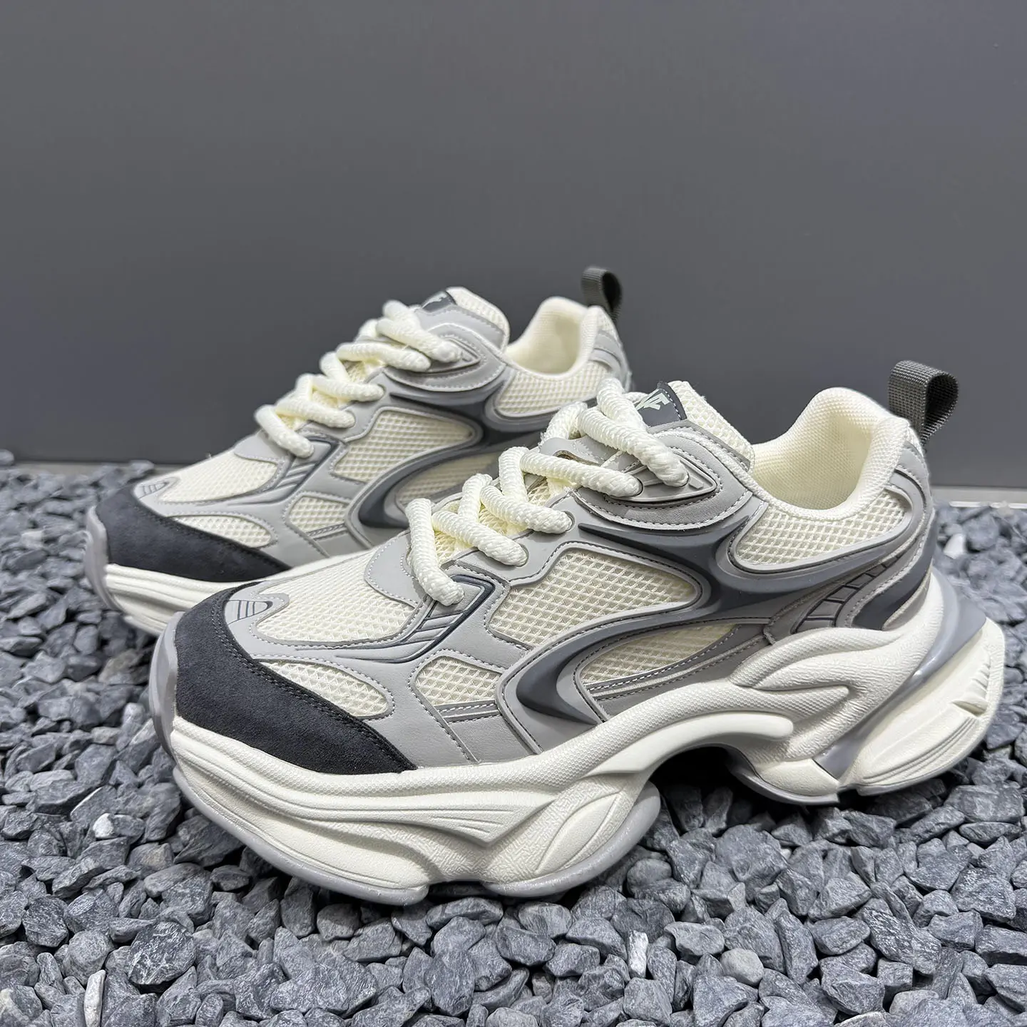 Casual Platform Heightening Dad Trendy Shoes For Men Non-slip_voghion.com