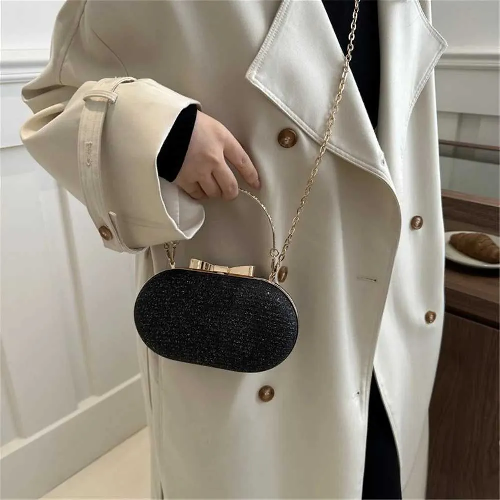Pochette portefeuille femme rose brillant sequin sac à main 2024 nouvelle mode soirée dix police petit sac de créateur Y241019_voghion.com