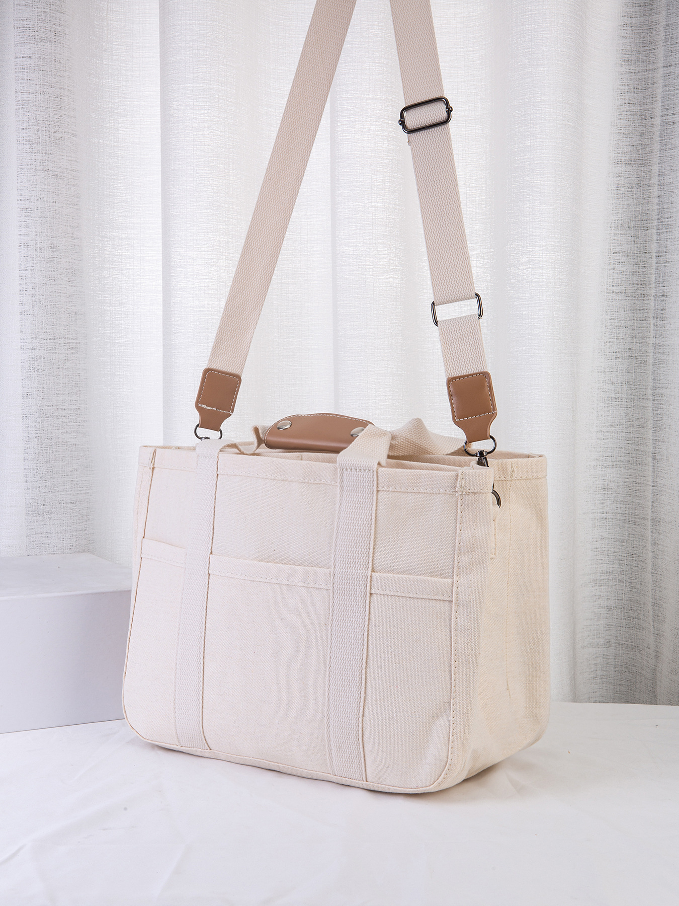 Sacs pour femmes, sac à bandoulière multifonction tendance pour maman et bébé, sac en toile portable pour maman_voghion.com