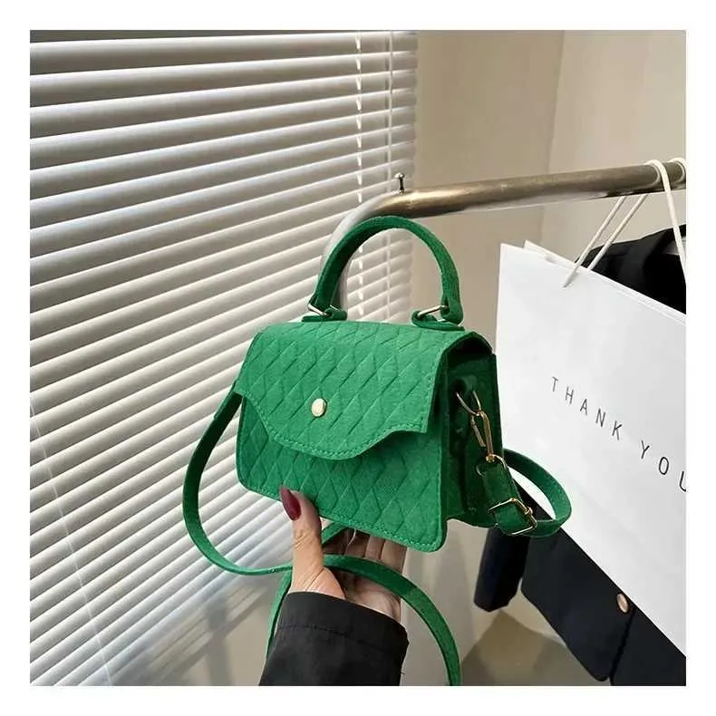 Borsa a spalla donna tracolla borsetta elegante stile retrò blu_voghion.com